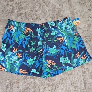 Columbia Tropical Print Women's Shorts Regular Fit Size XL